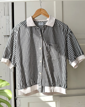 80s Esprit Striped Shirt | M