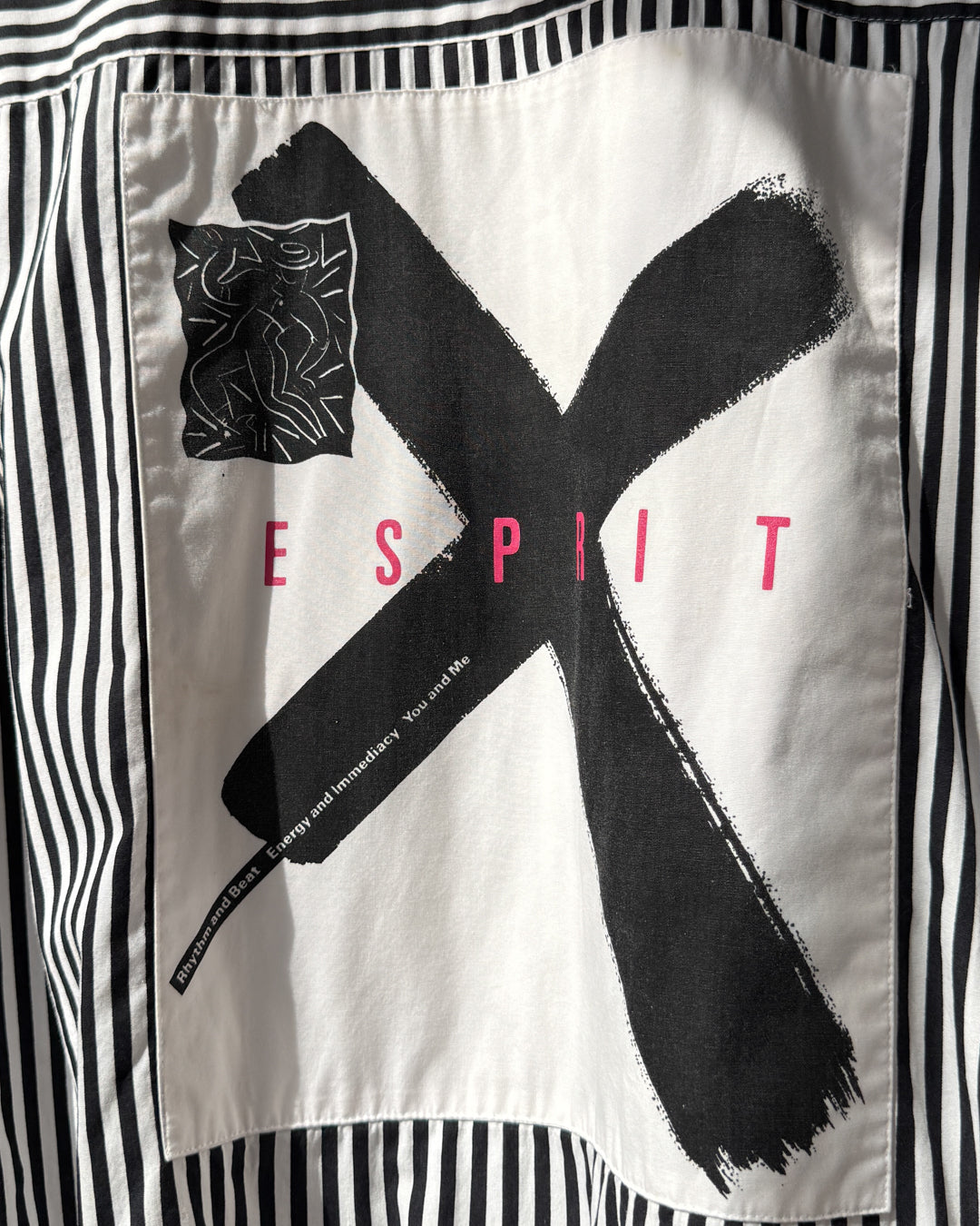 80s Esprit Striped Shirt | M