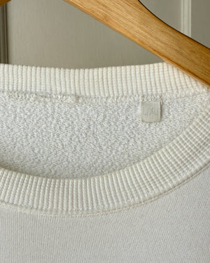 80s Esprit White Logo Sweatshirt | XL