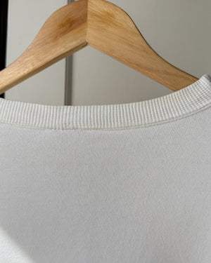 80s Esprit White Logo Sweatshirt | XL