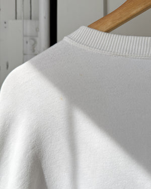 80s Esprit White Logo Sweatshirt | XL