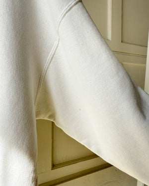 80s Esprit White Logo Sweatshirt | XL