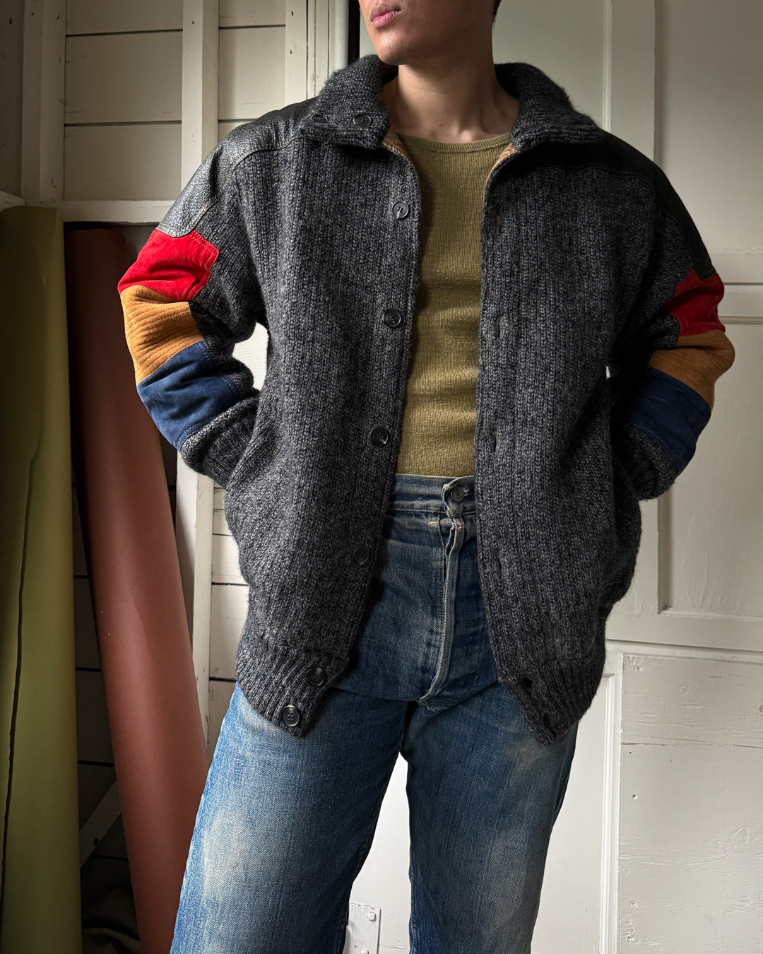 ジャケット・アウター 90's GIANIFRANCO FERRE velor jacket y2k 80s Ferre Reversible Jacket | M - Lucky Vintage