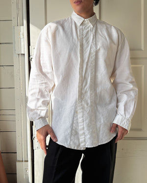 80s Versace White Shirt | M