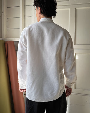 80s Versace White Shirt | M