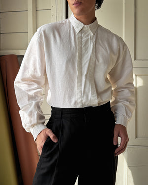 80s Versace White Shirt | M
