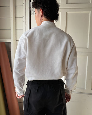 80s Versace White Shirt | M