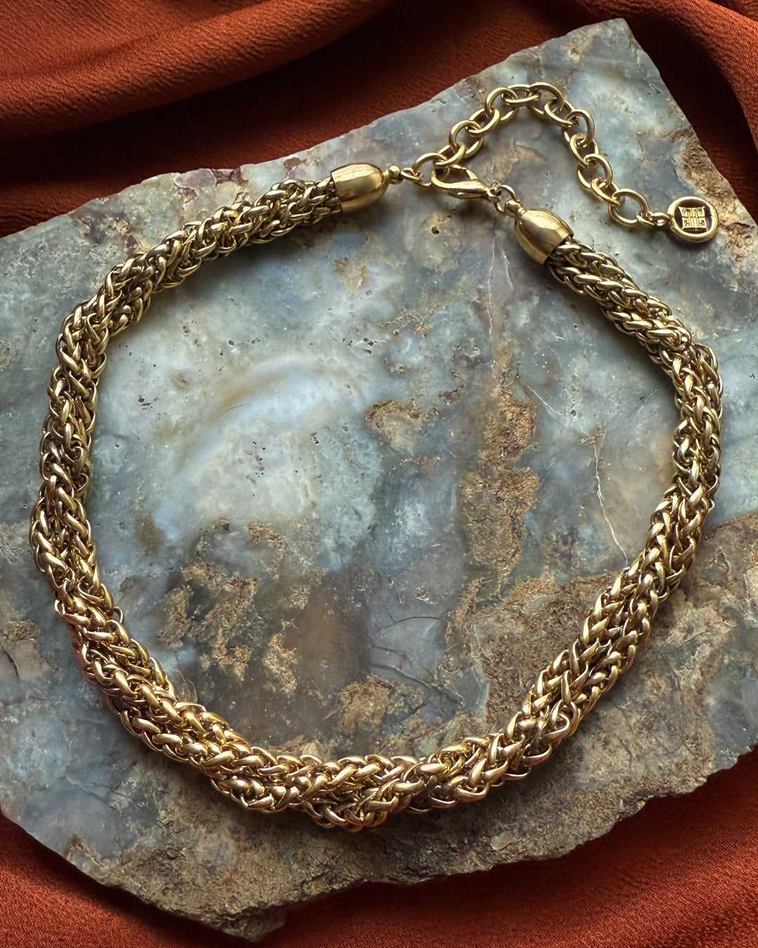 80s Givenchy Braided Choker