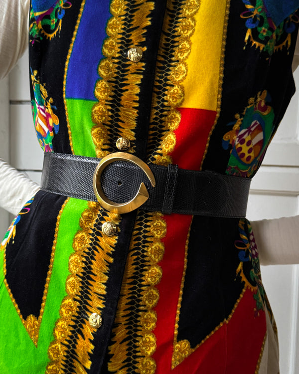 80s Gucci Lizard Belt - Lucky Vintage display picture 1