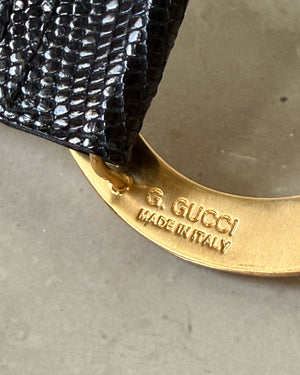 80s Gucci Lizard Belt