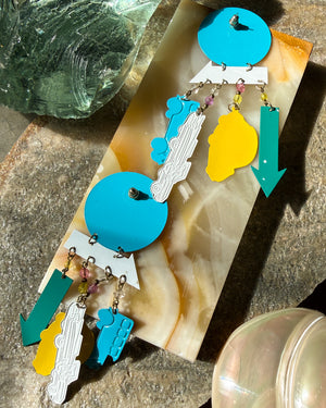 80s Novelty Highway Earrings
