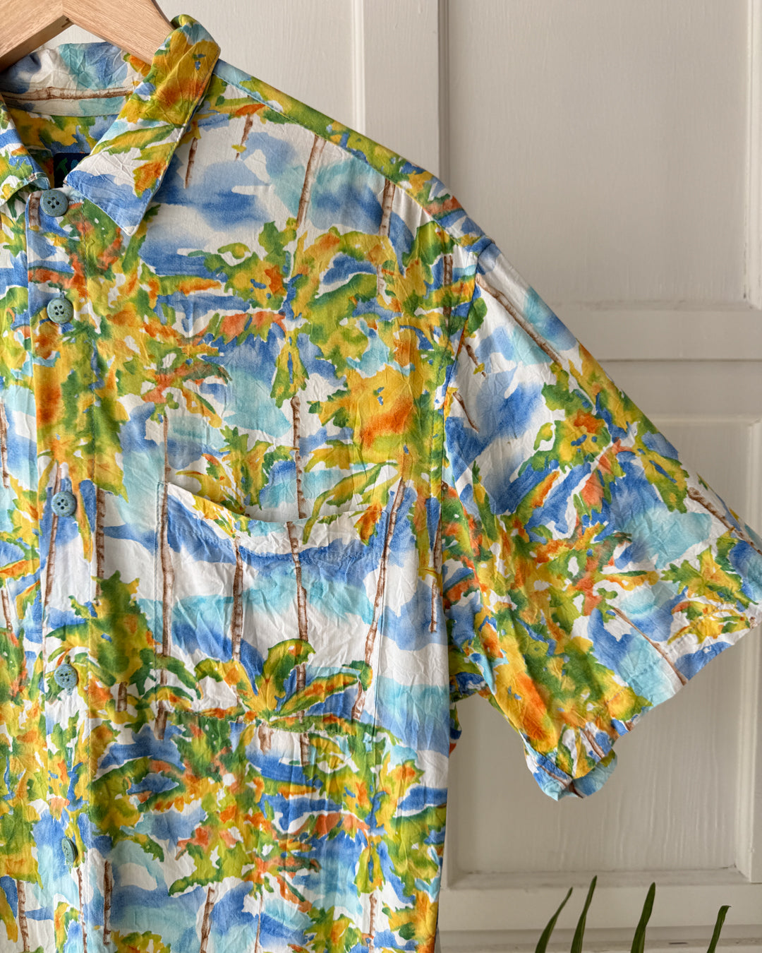 90s Jams World Palm Trees Shirt | M