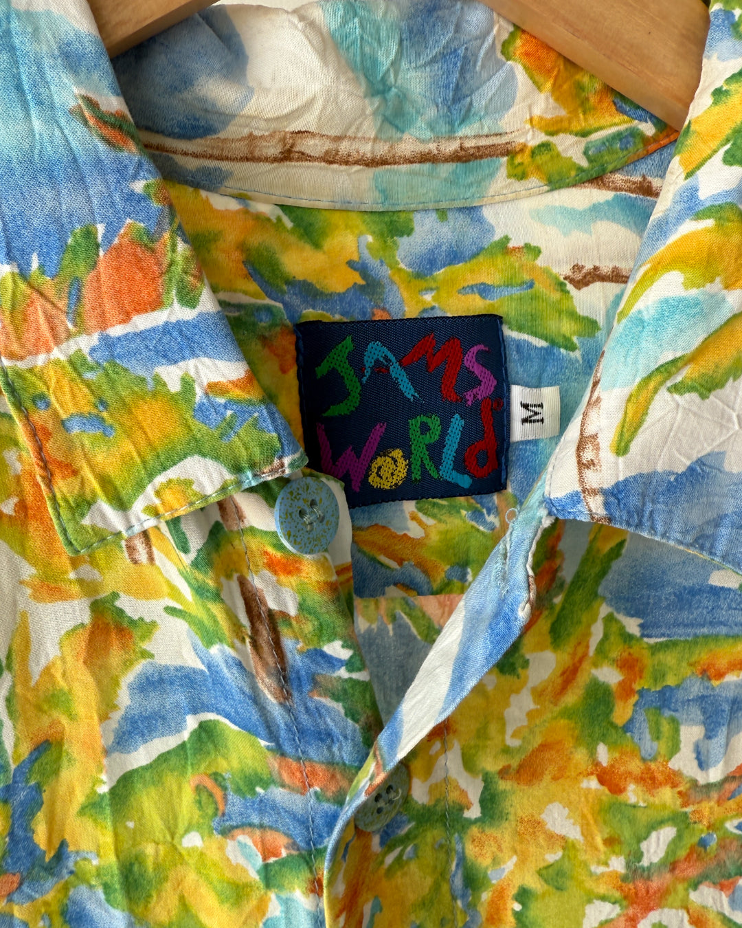 90s Jams World Palm Trees Shirt | M