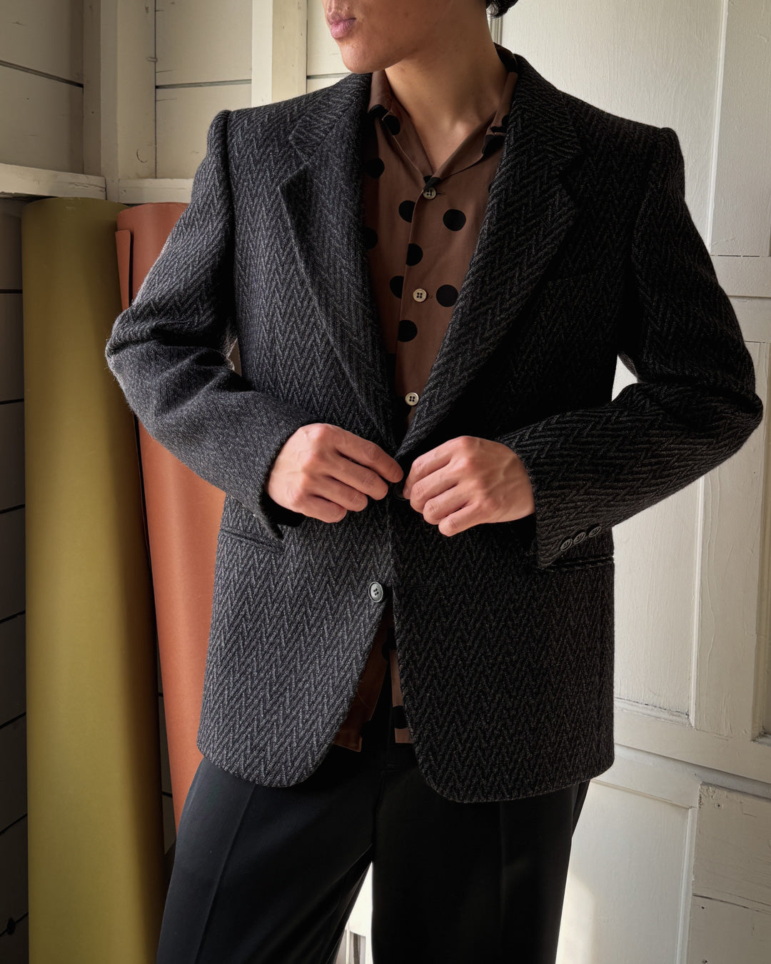 80s Armani Wool Blazer | M