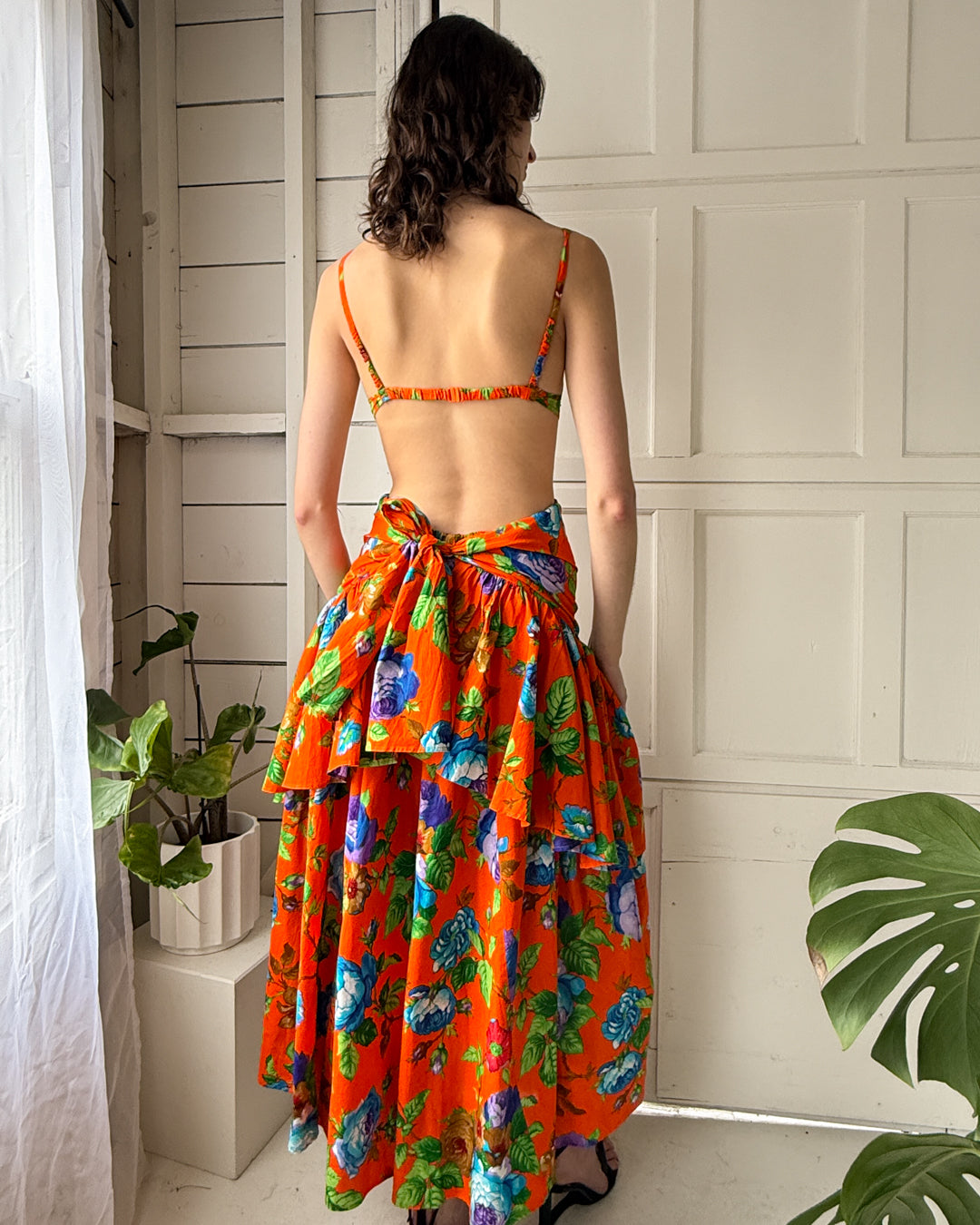 90s Kenzo Floral Ensemble | S-M