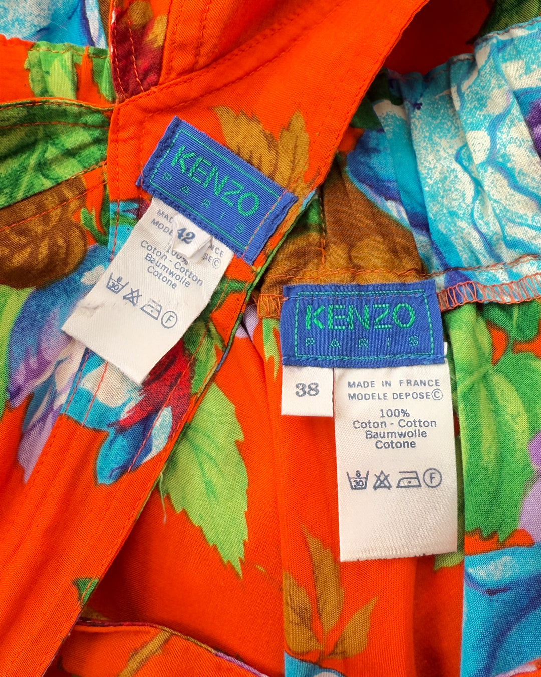 90s Kenzo Floral Ensemble | S-M