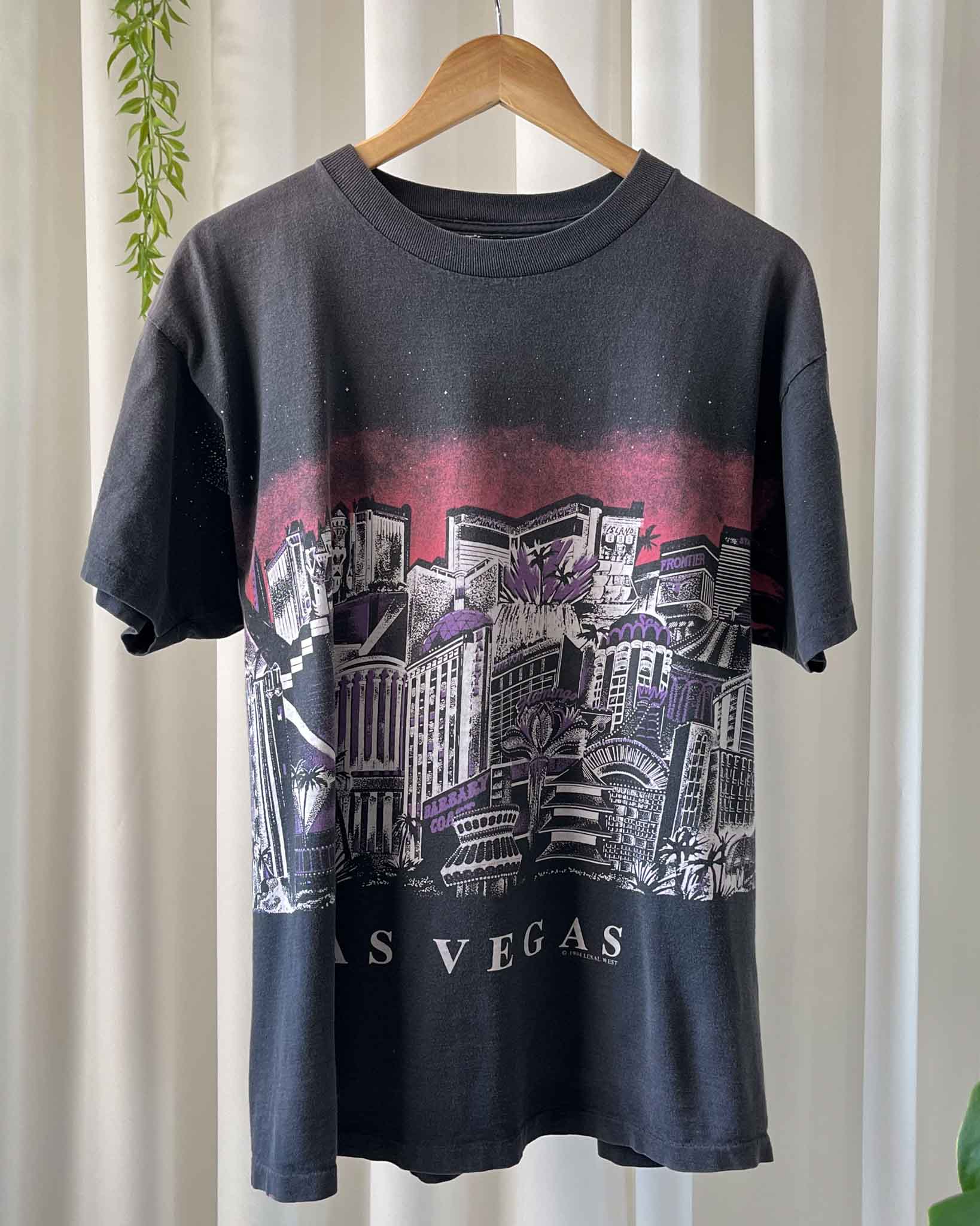 90s Vegas Skyline T-Shirt | L