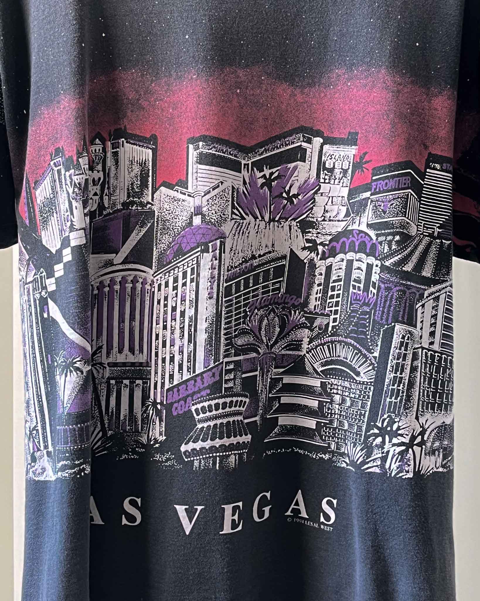 90s Vegas Skyline T-Shirt | L