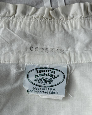 80s Laura Ashley Mutton Sleeve Blouse | S