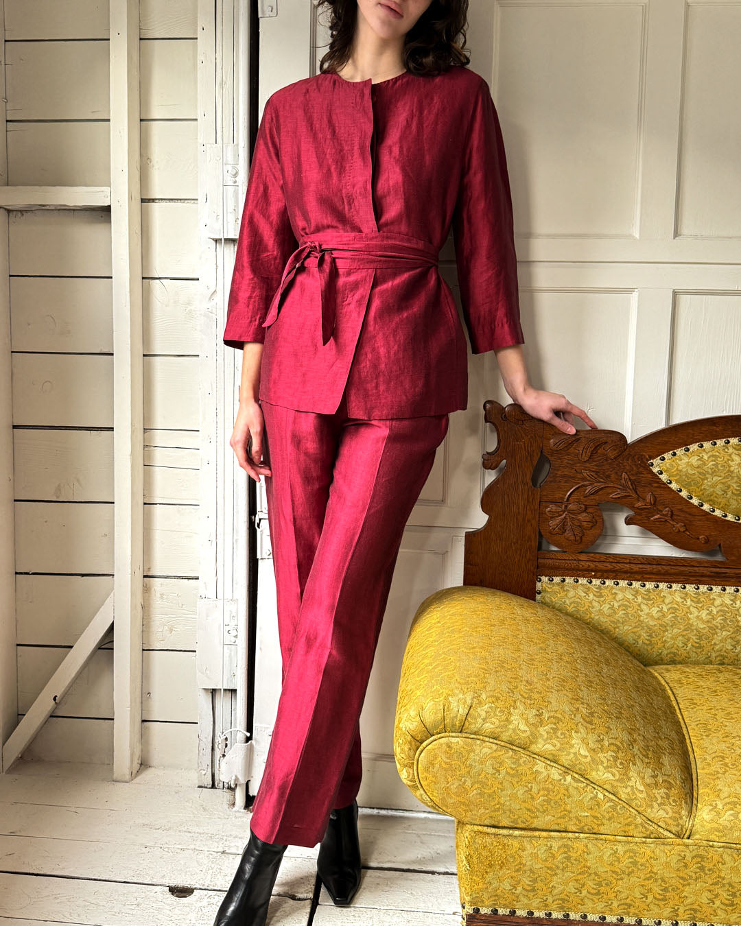 MaxMara silk アンサンブル