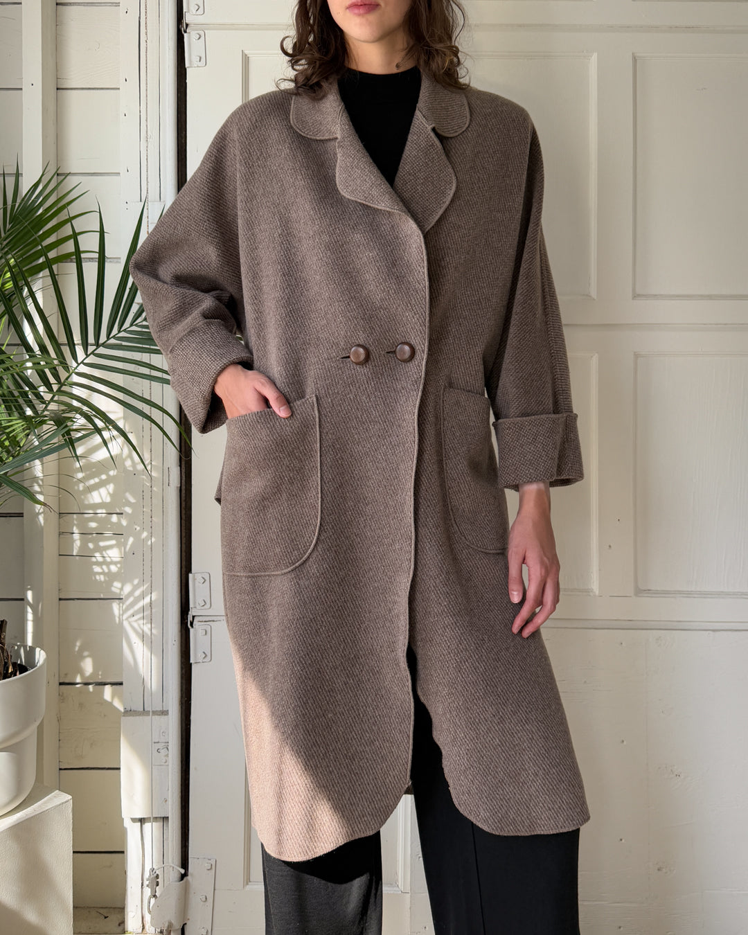 80s Slouchy Wool Jacket | S-M - Lucky Vintage