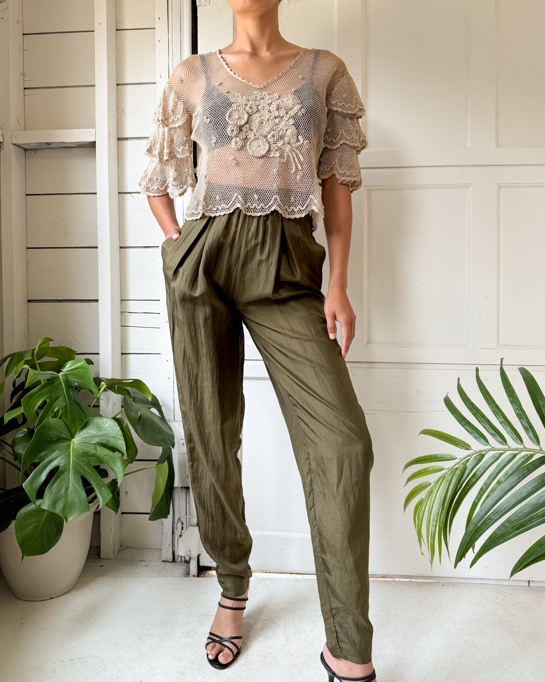 パンツ 40's vintage slacks 40s' 50s' vintage slacks / ビンテージスラックス | schiele