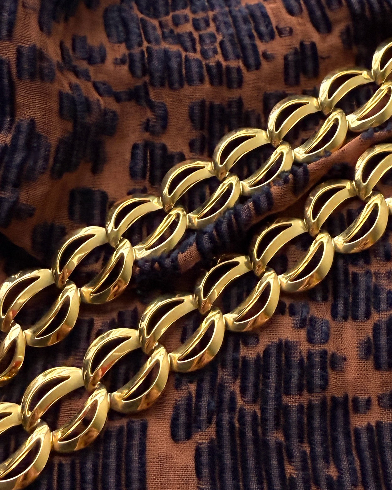 80s Napier Gold Necklace - Lucky Vintage