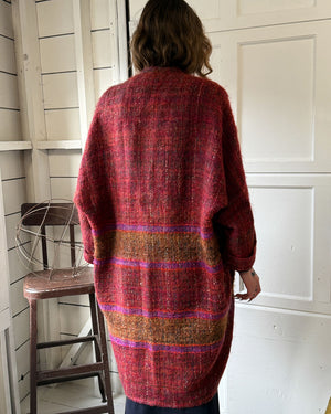 80s Handwoven Cocoon Jacket | One Size