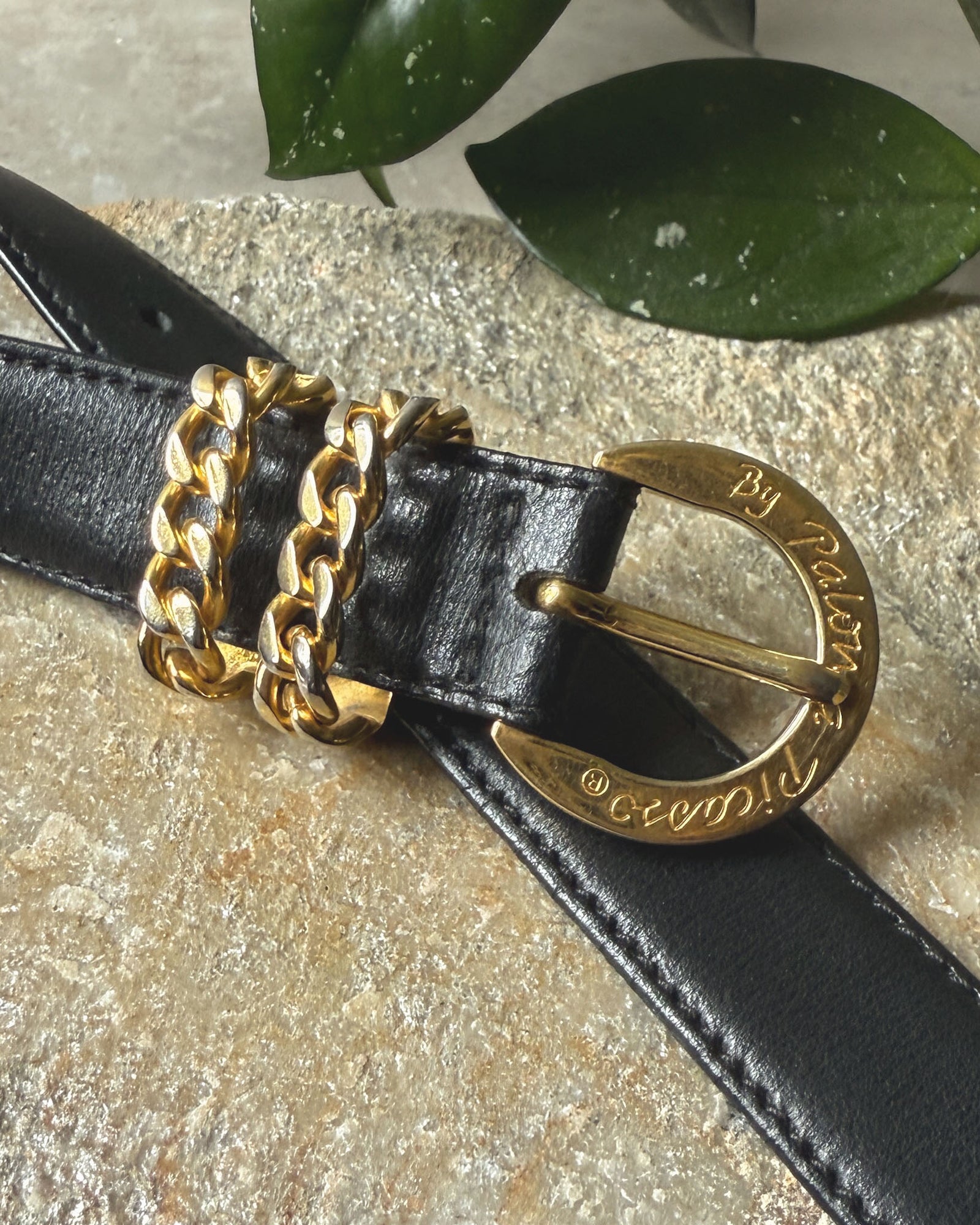 80s Paloma Picasso Leather Belt