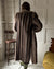 70s Raccoon Fur Coat | S-M