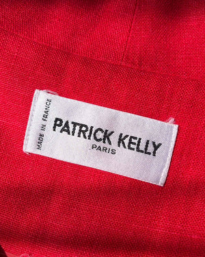 80s Patrick Kelly Linen Dress | S - M