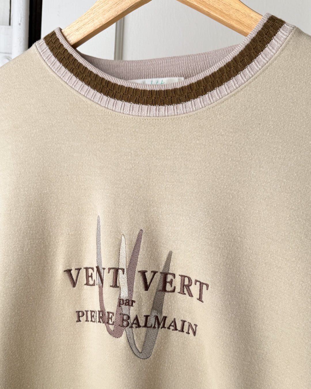 90s Balmain Embroidered Sweatshirt | L