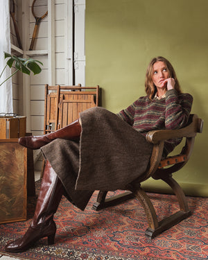 80s Ralph Lauren Tweed Culottes | S