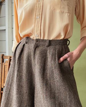 80s Ralph Lauren Tweed Culottes | S