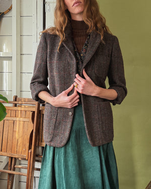 80s Ralph Lauren Tweed Jacket | S