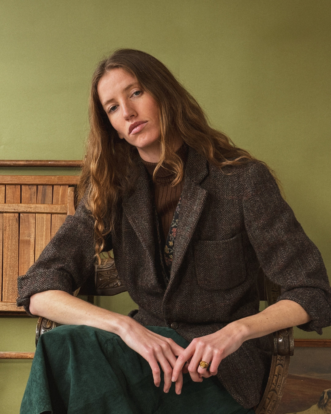 80s Ralph Lauren Tweed Jacket | S