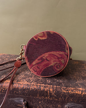 80s Ralph Lauren Tapestry Bucket Bag