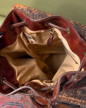 80s Ralph Lauren Tapestry Bucket Bag