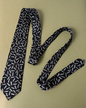 80s Versace Confetti Silk Tie