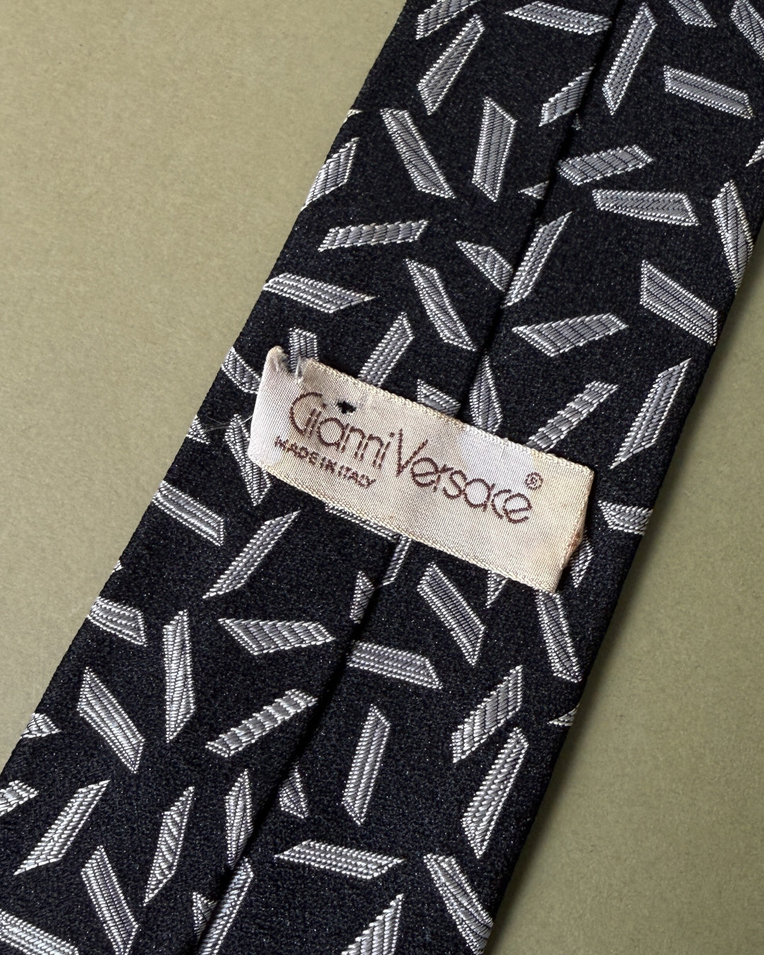 80s Versace Confetti Silk Tie