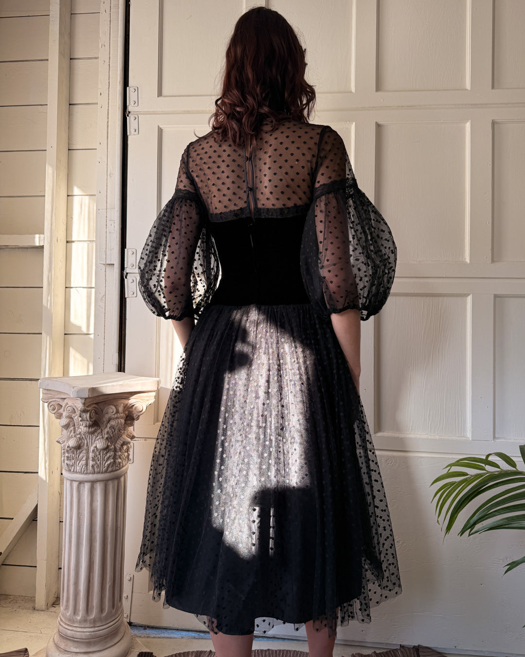 80s Victor Costa Tulle Dress 80s Victor Costa Tulle Dress