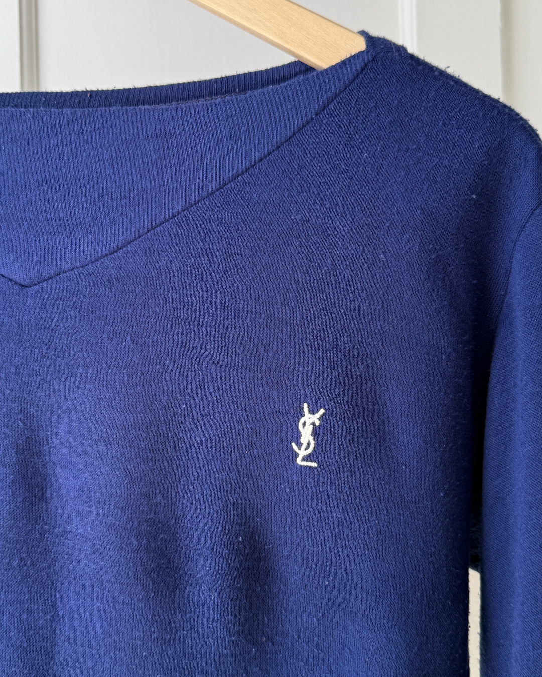 80s YSL Boatneck Sweatshirt | S