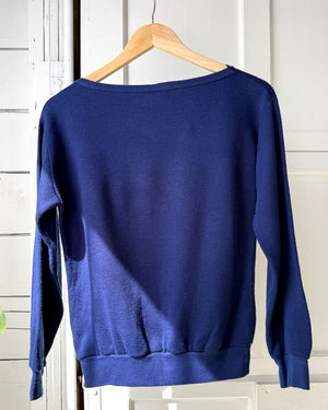 80s YSL Boatneck Sweatshirt | S