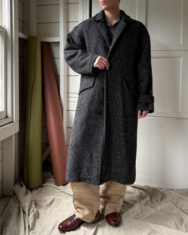 Yves Saint Laurent 80's ウール ロングスリーブ 90s YSL Wool Coat | M-L - Lucky Vintage