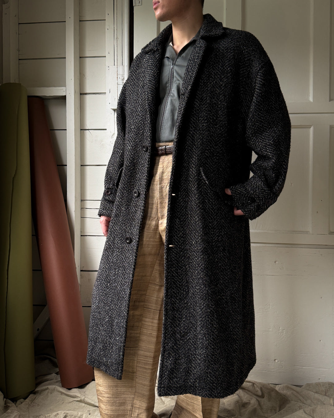 90s YSL Wool Coat | M-L - Lucky Vintage