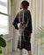 80s Belted Silk Dress | S-M