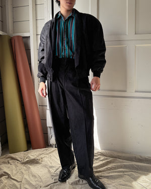 80s Retro Black Suit | 32x28