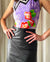 80s Leather Pencil Skirt | S