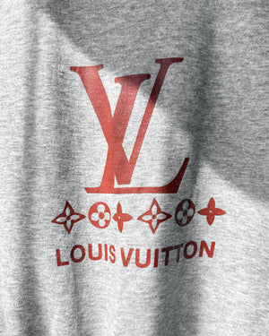 80s "Louis Vuitton" Sleeveless Sweatshirt | L