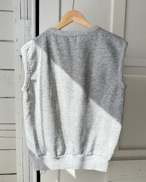 80s "Louis Vuitton" Sleeveless Sweatshirt | L